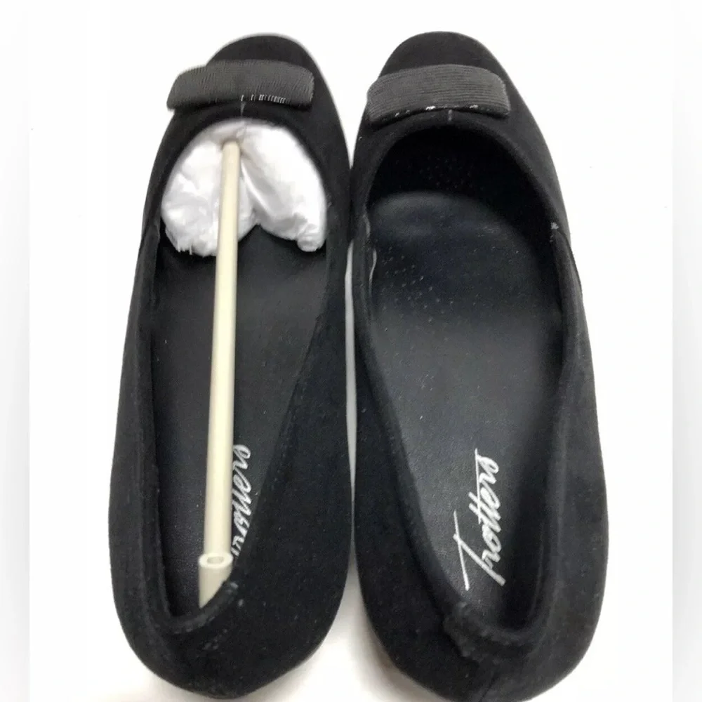 Trotters Delse Womens Low Pump Heels Black Size 10 Narrow